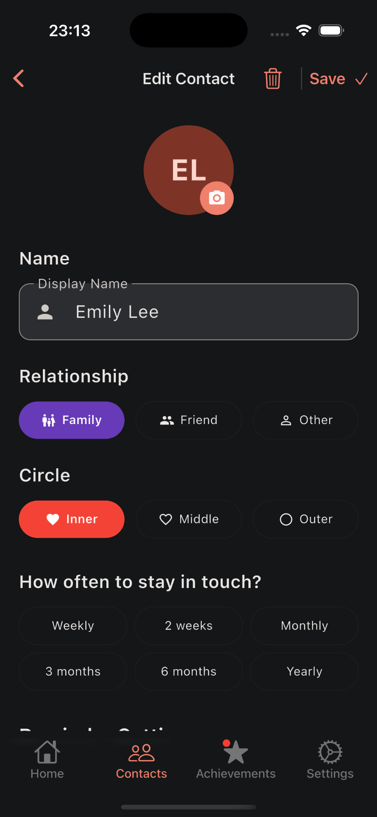 Kinly - Keep Your People Close | Relationship Management App